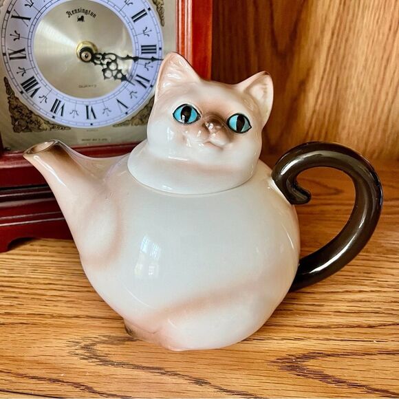 VTG Norcrest Siamese Cat Teapot - Picture 10 of 10